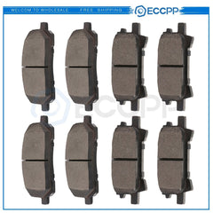 Front Rear Ceramic Brake Pads For 2004 2005 2006 2007 Toyota Highlander 8pcs 6B93BC-57