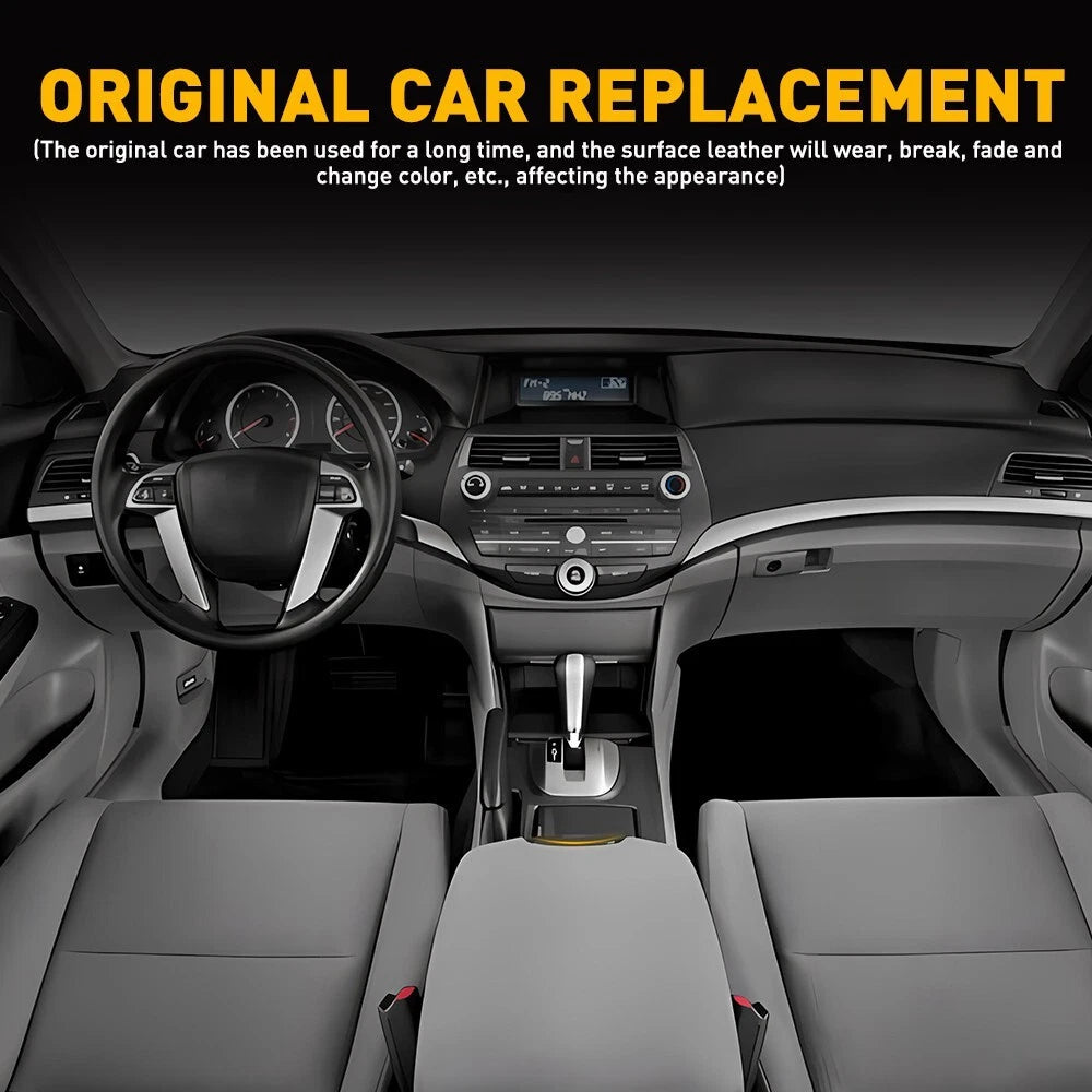 FOR 2008-2012 Honda Accord Leather Center Console Armrest Lid Cover Trim Gray EA 6B93BC-57