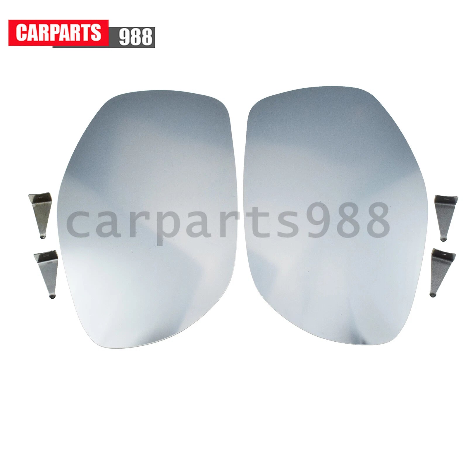 2Pcs Left Right Mirror Glass Heated for 2008-10 Cayenne 95573103904 95573103804 6B93BC-57