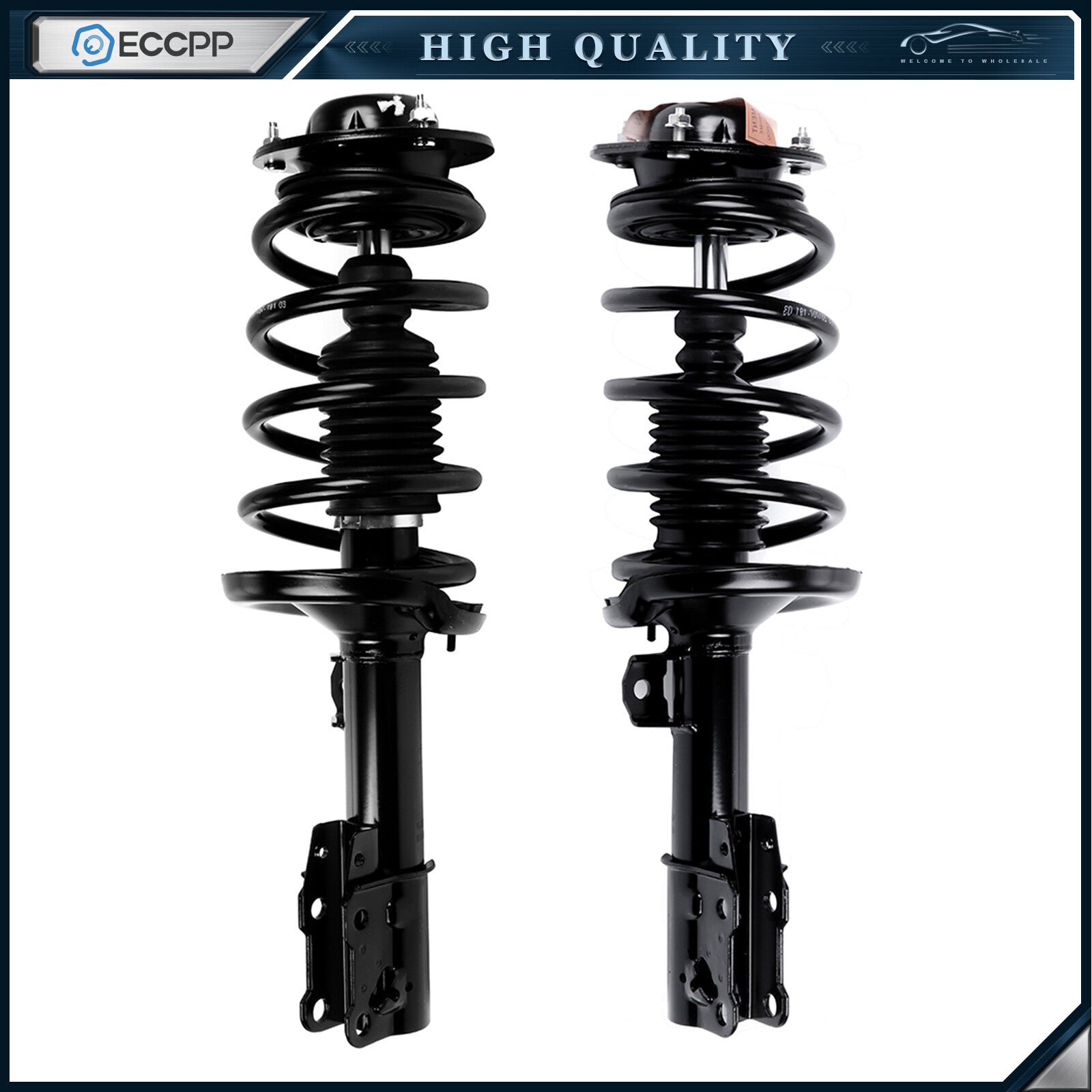 2Pcs For Chevrolet Malibu Pontiac G6 Complete Front Struts with Springs & Mounts 6B93BC-57