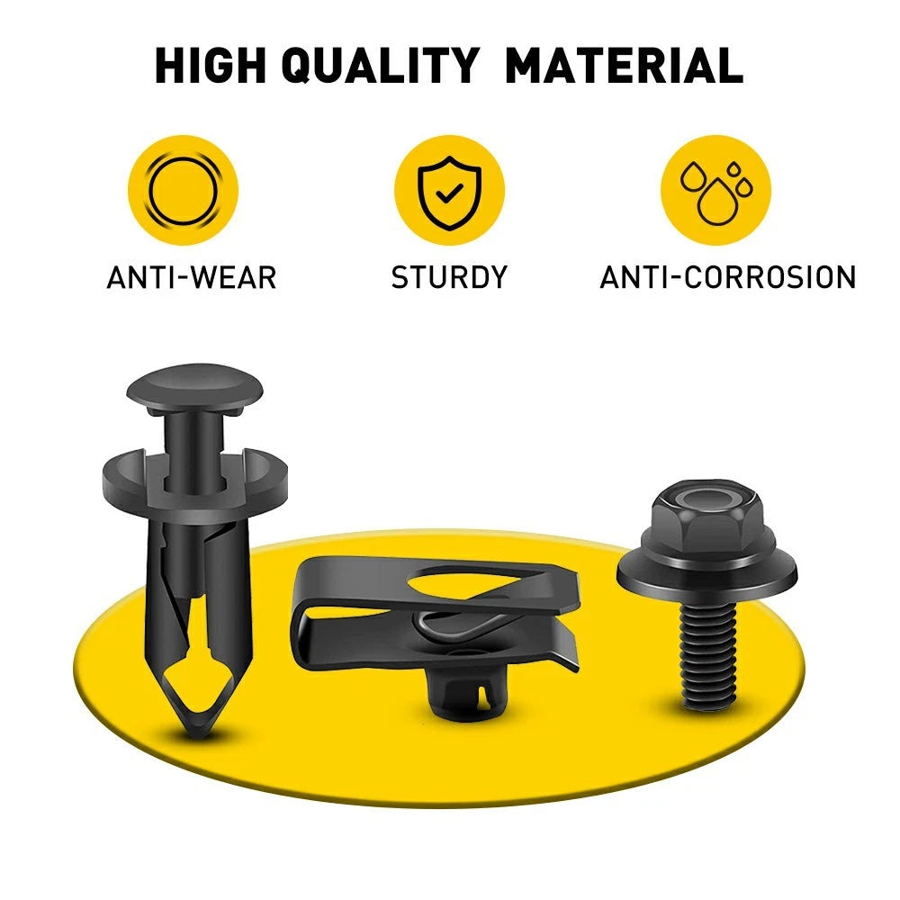ENGINE UNDER COVER SPLASH SHIELD GUARD BODY BOLT U-NUT CLIP FASTENER FOR HONDA A 6B93BC-57