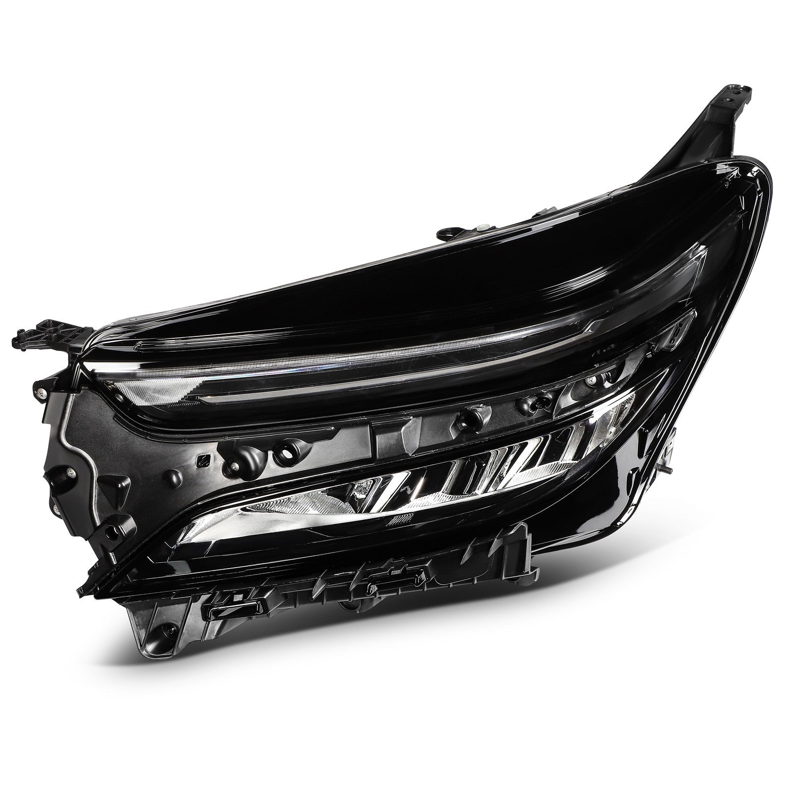 Pair LED Headlights Assembly For 2022-2024 Chevrolet Equinox LT RS 1.5L Black 6B93BC-57