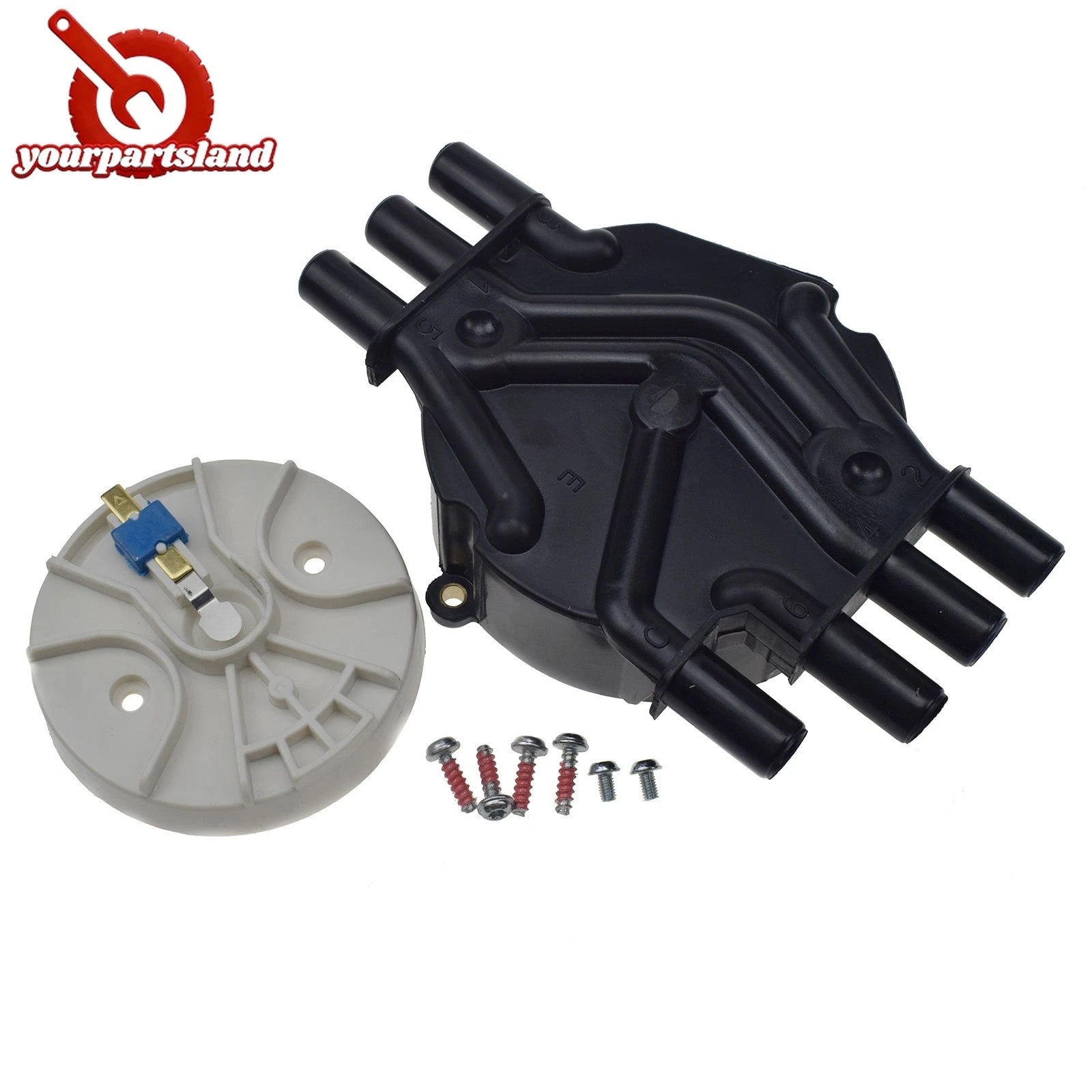 Ignition Distributor Cap & Rotor Kit For Chevy Cadillac GMC 4.3L V6 DR475 D328A 6B93BC-57