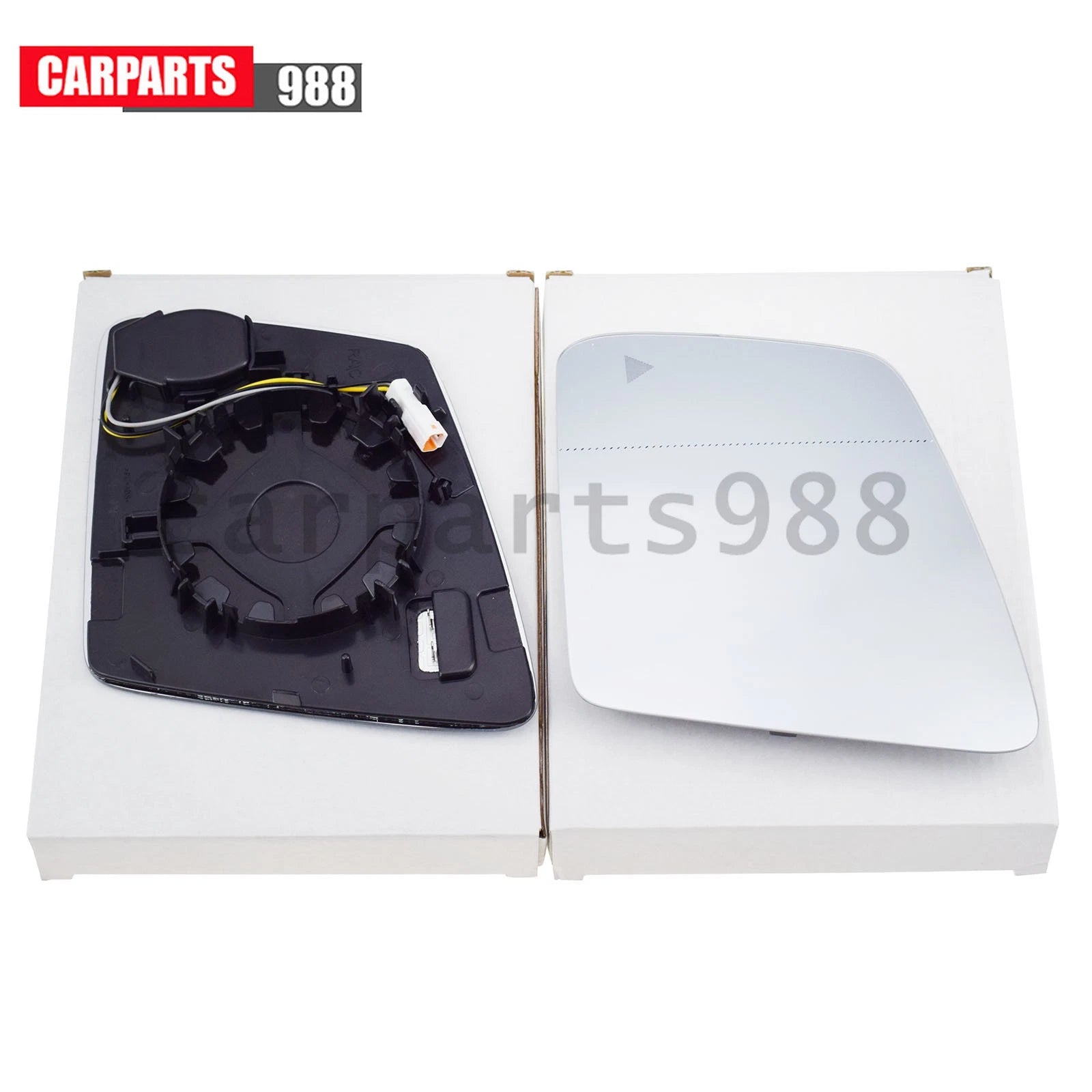Left Right Rearview Mirror Glass w/Heated Fit for Mercede ML350 ML550 ML63 AMG 6B93BC-57