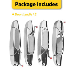 4x Chrome Door Handle For 07-13 Chevy Tahoe GMC Yukon Sierra Denali Front Rear A 6B93BC-57