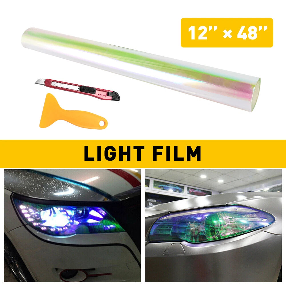Neo Pearl Gloss Headlight Tint Film Fog Taillight Vinyl Wrap Chameleon 12"X48" A 6B93BC-57