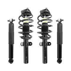 Front & Rear Complete Strut Assembly Shock Kit for 2001-2006 Jaguar X Type 6B93BC-57