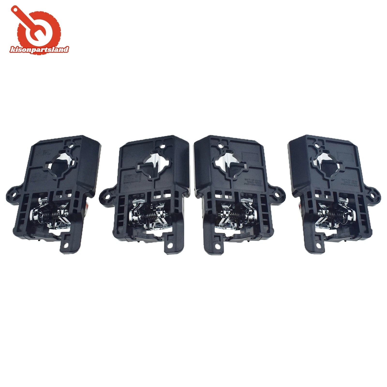 Front Rear LH RH Inside Inner Door Handle & Bezel 8pcs For 07-10 Hyundai Elantra 6B93BC-57