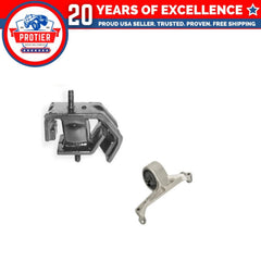 Front Motor Mount 2PCS Set Compatible for 1999-2002 Suzuki Esteem 1.8L 6B93BC-57