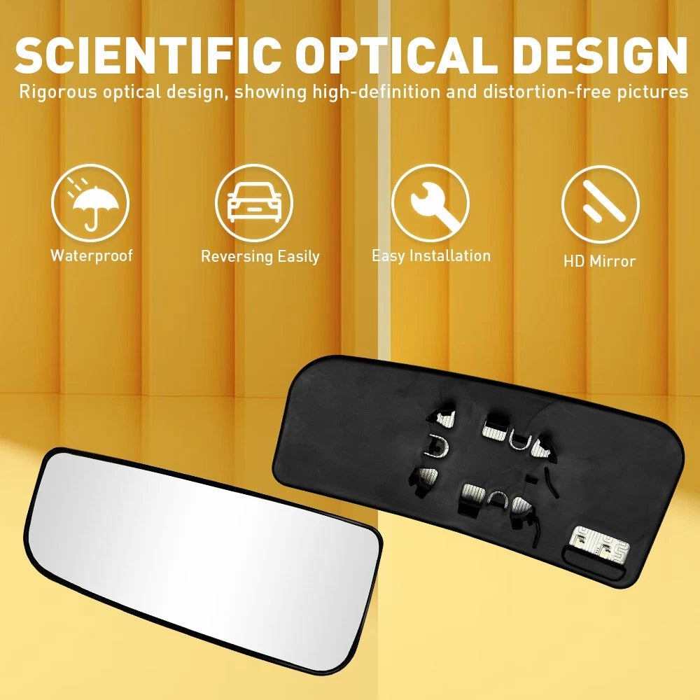 For 2015-2022 F150 F250 F350 F450 F550 Tow Mirror Glass Lower Heated Driver Side 6B93BC-57