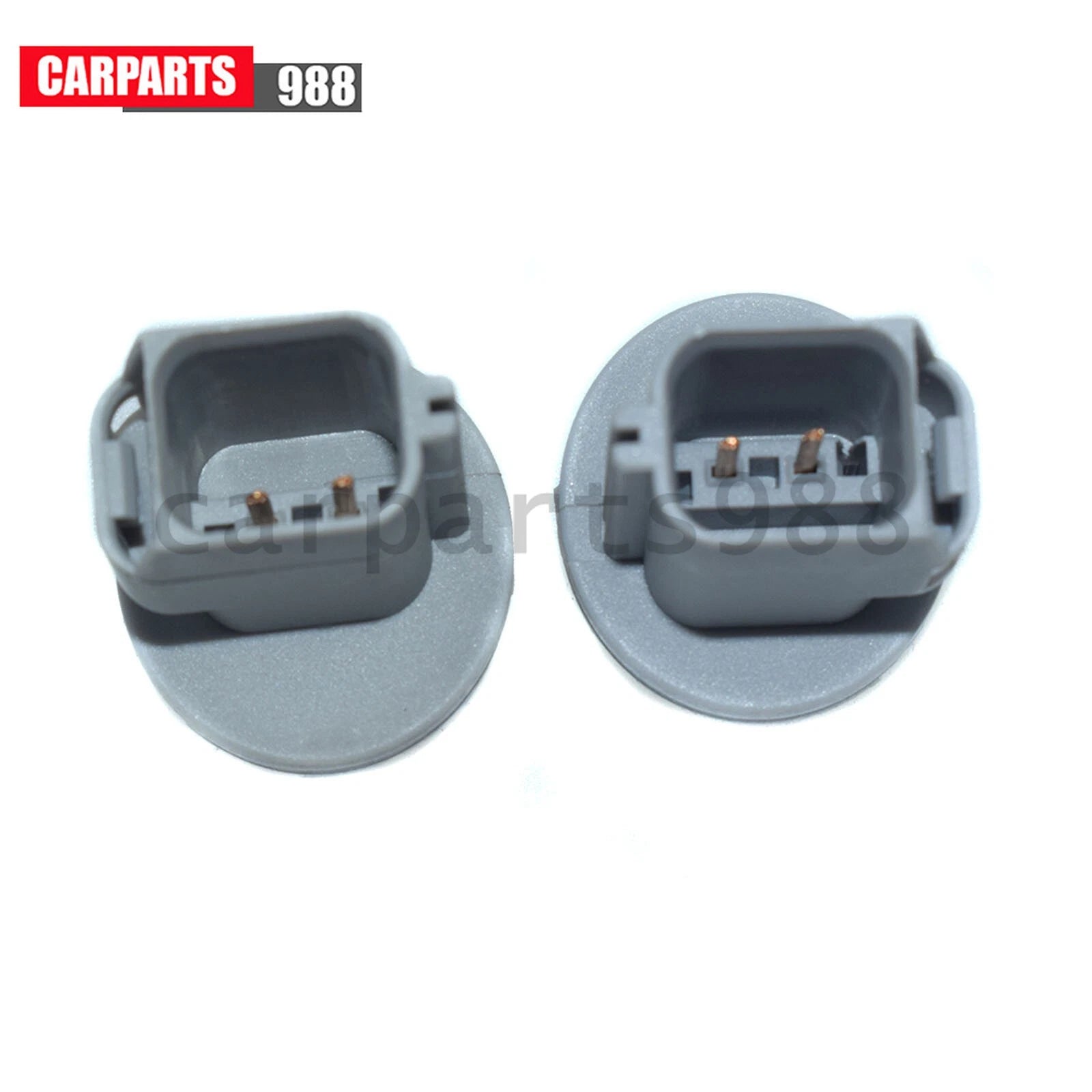 2Pcs For Ford Escape Focus License Tail Brake Plate Light Socket F81Z-13411-AA 6B93BC-57