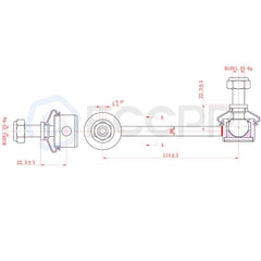 8Pieces Front Upper Control Arms Sway Bars Suspension KIt For 98-02 Honda Accord