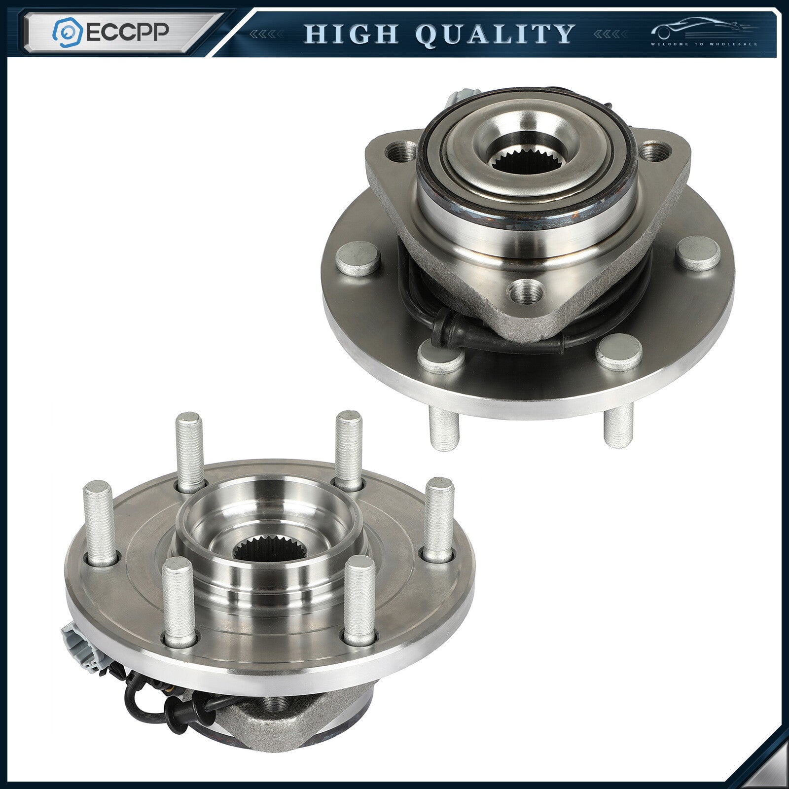 For Nissan Titan 2004-2007 Armada 2005-2007 Wheel Hub Bearings Front Left Right 6B93BC-57