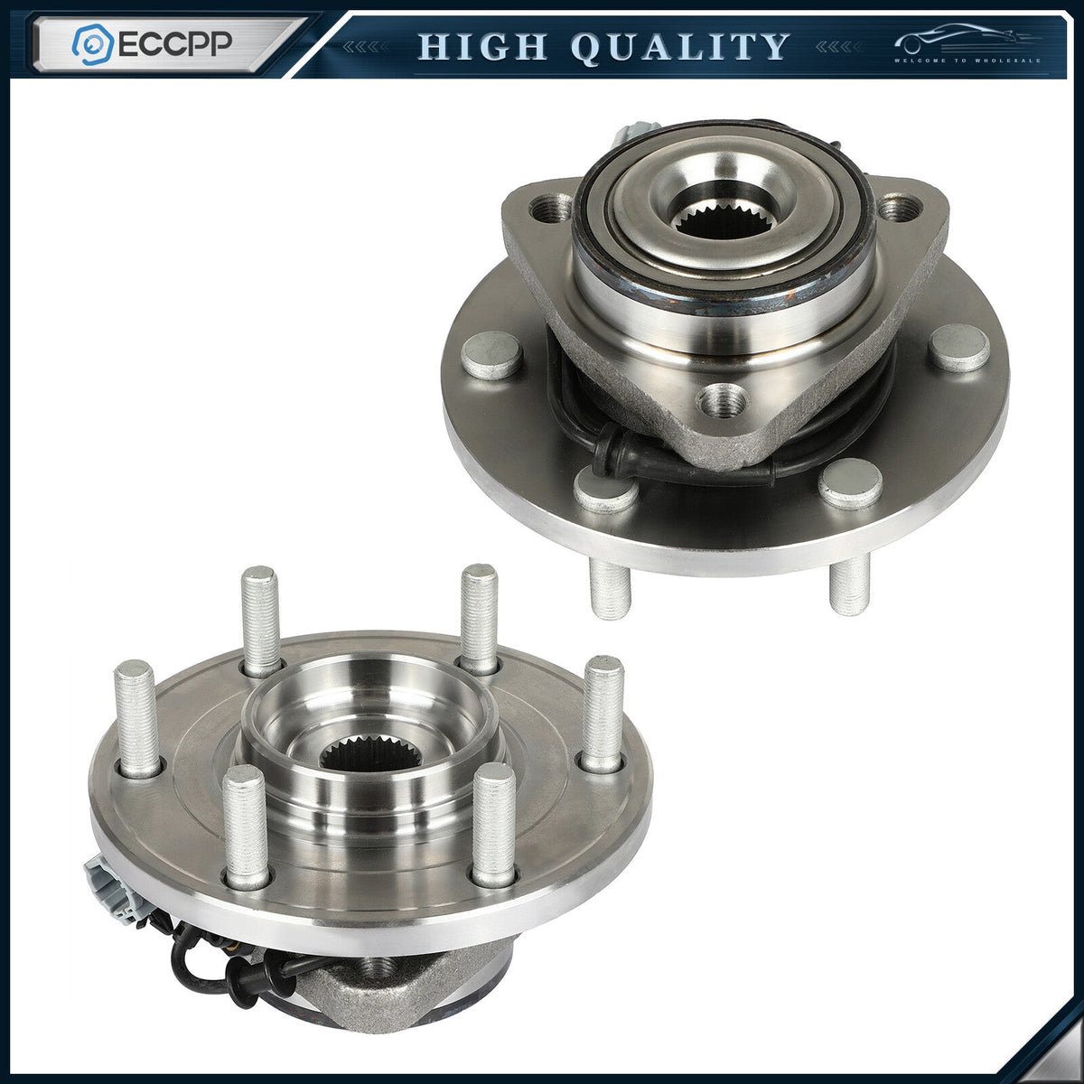 For Nissan Titan 2004-2007 Armada 2005-2007 Wheel Hub Bearings Front Left Right 6B93BC-57