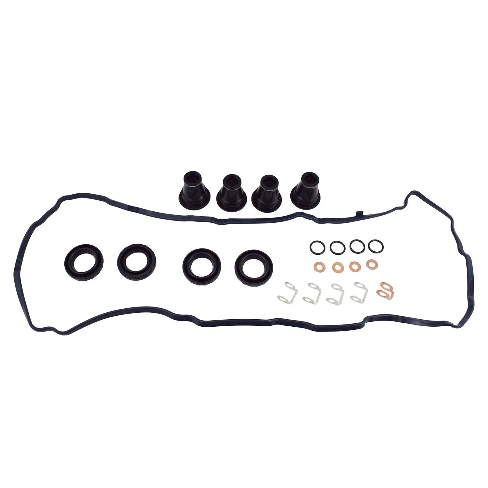 Valve Rocker Cover Gasket Injector Washers Seal Kit For Nissan Navara D40 YD25 6B93BC-57