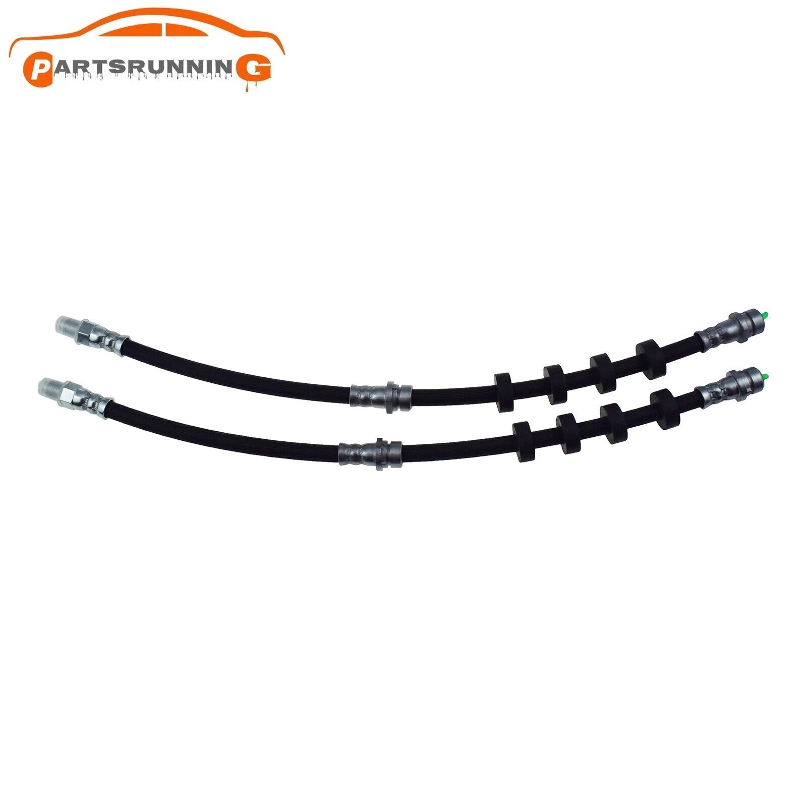 2X Front Brake Line Hose For 2008-2012 Ford Escape 08-11 Mazda Tribute Mercury 6B93BC-57