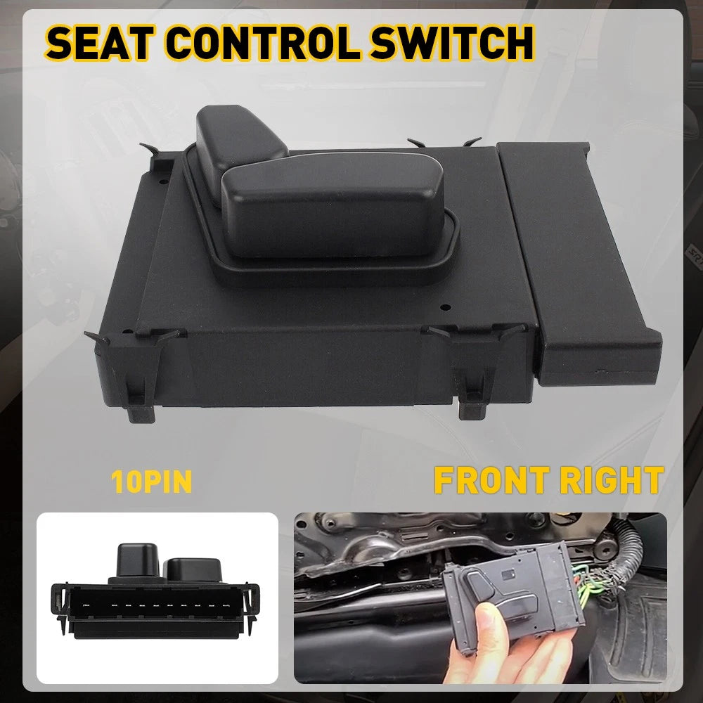 Passenger Side Power Seat Switch for CHRYSLER ASPEN RAM DDODGE JEEP 56049432AE 6B93BC-57