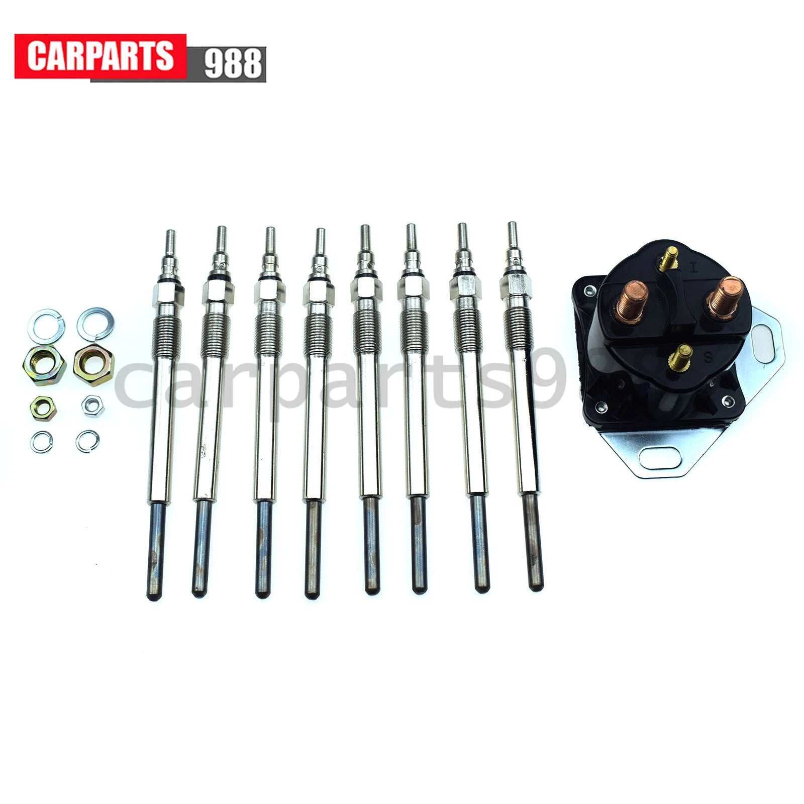 Diesel Glow Plug & Controller Kit for 97-03 Ford 7.3L Powerstroke F4TZ12A342BA 6B93BC-57
