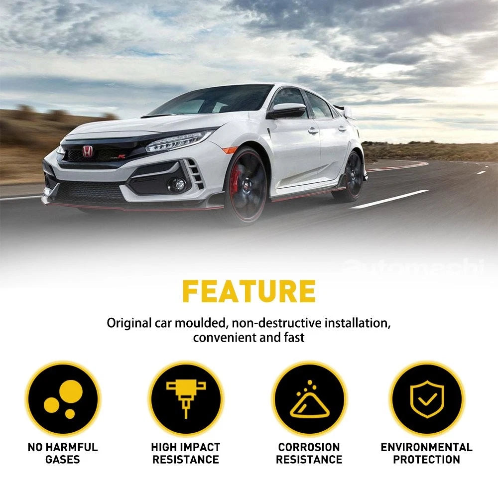 2016-2022 For Civic Honda Sedan 4 Door Mud Flaps Splash Guards Mudguards EOA 6B93BC-57