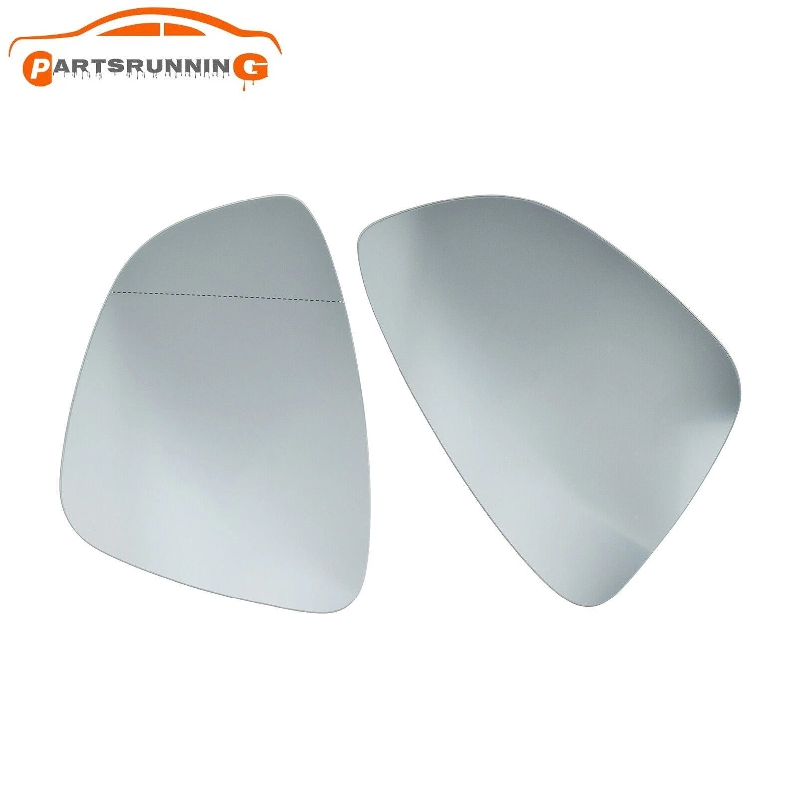 Left Right Side Mirror Glass Heated W/Backing Plate for VW Eos CC 5C6857521B 6B93BC-57