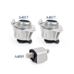 Engine Mount Set compatible with Mercedes-Benz 2008-2017 C300 C350 V6 3.0L 3.5L 6B93BC-57