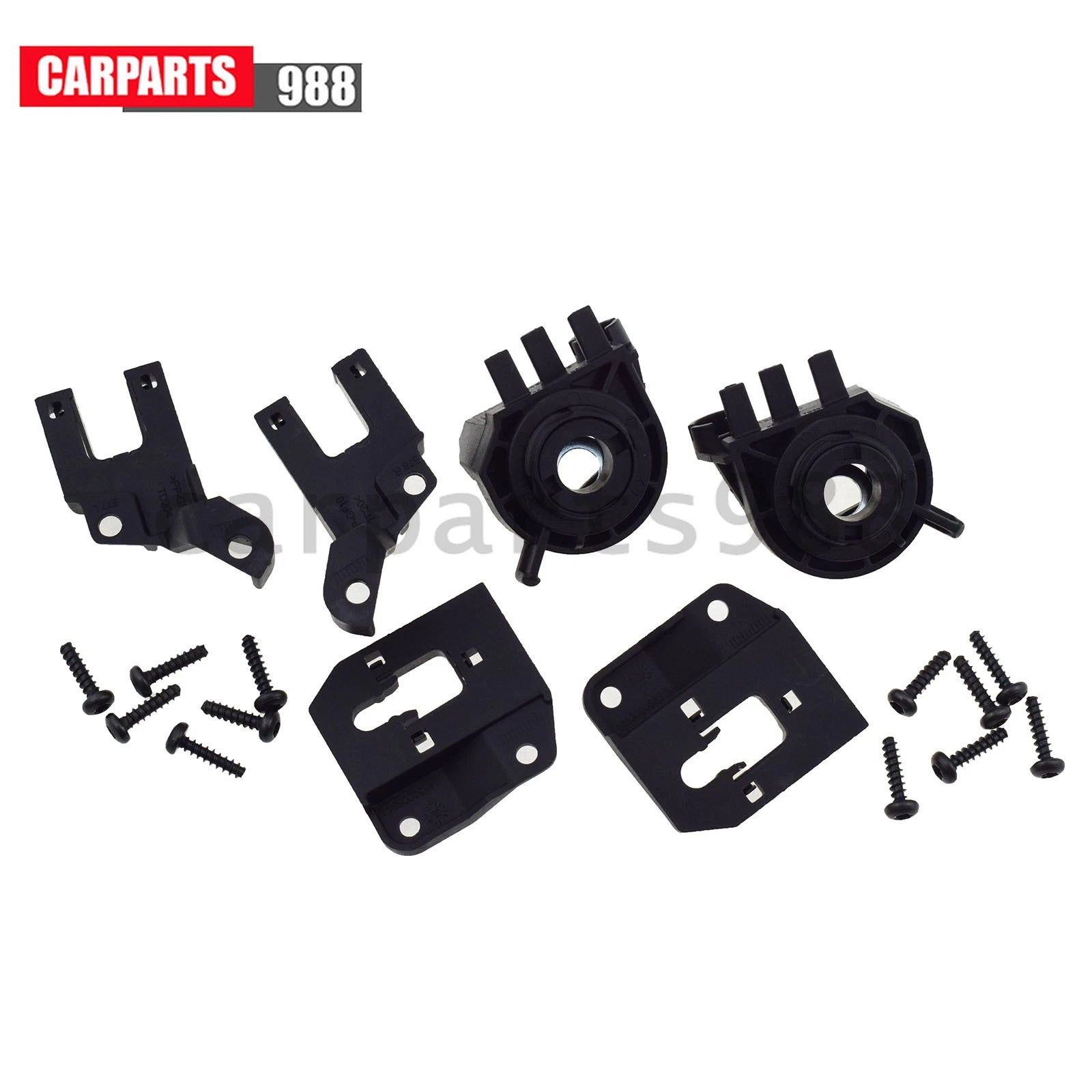 Left Right Headlight Bracket Repair Kit Fit for Audi A4 B9 2017-2019 8W0998121 6B93BC-57