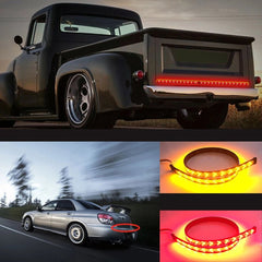 60" 528LED Truck Strip Tailgate Light Bar Brake Tail Flowing Turn Signal Red EOA 6B93BC-57