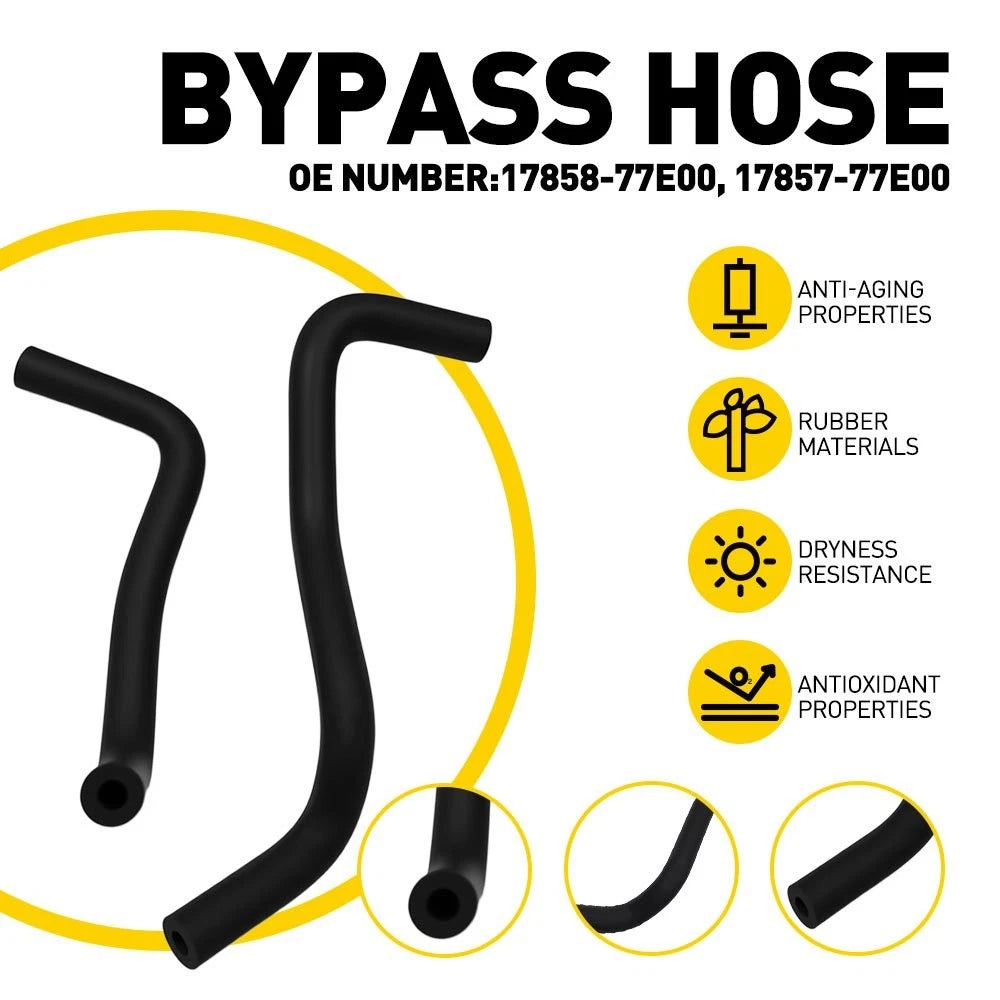 17858-77E00 Water Bypass Hose For Suzuki XL7 2002-06 2.7L V6/Vitara 2004 2.5L EA 6B93BC-57