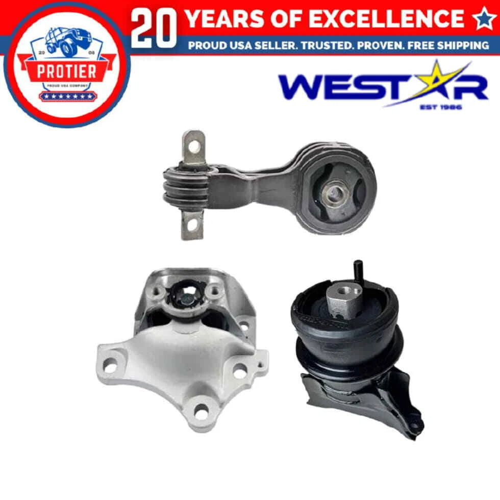 Fits 2006-2011 Honda Civic Hybrid 1.3L AUTO Engine Motor & Trans Mount Set 6B93BC-57