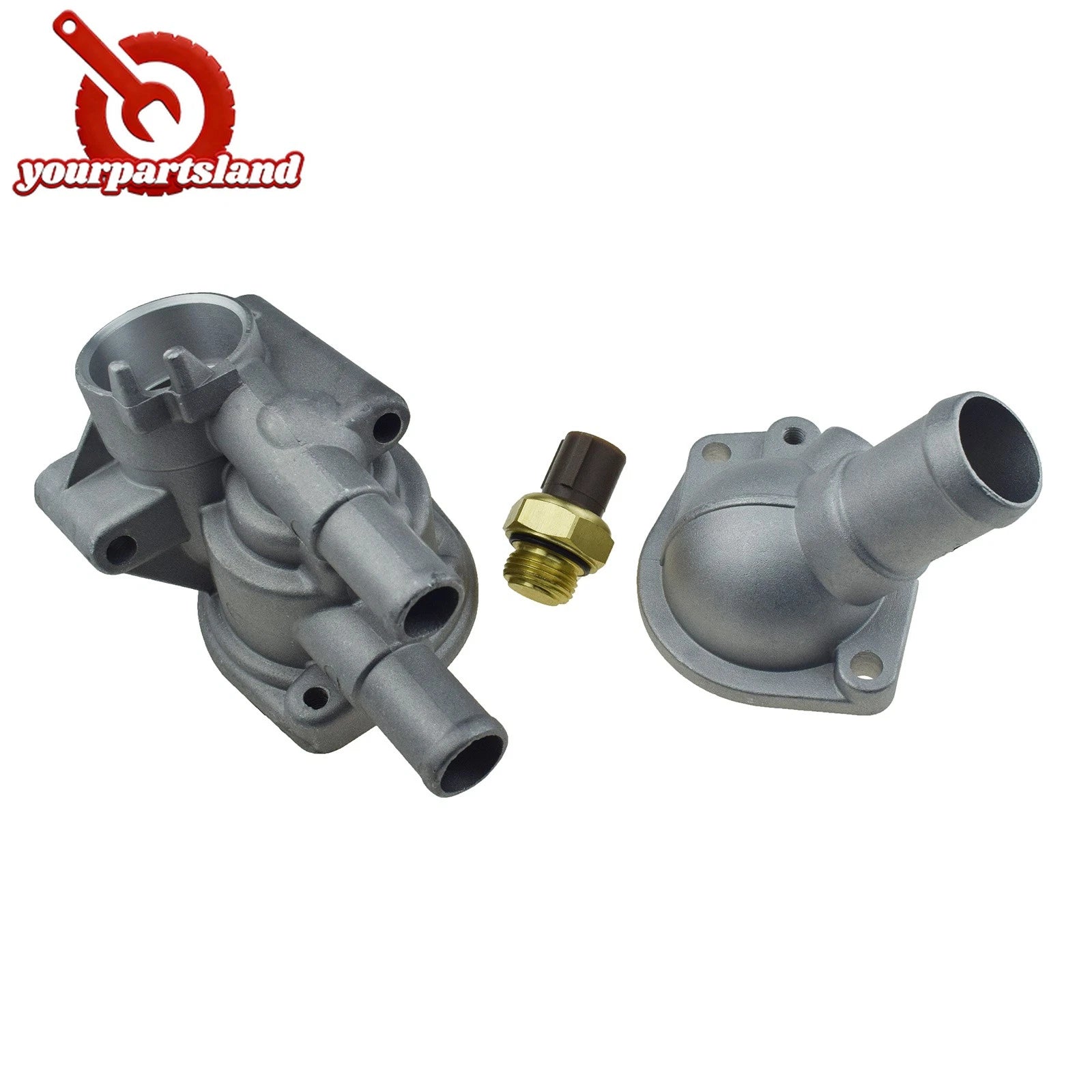 Thermostat Housing Cover & Sensor 3PCS for Honda Civic HR-V Integra 19311P2A000 6B93BC-57