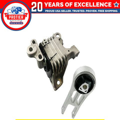 Fits 2015-2017 Chrysler 200 3.6L/2014-2019 Jeep Cherokee 3.2L Motor Mount Set 6B93BC-57