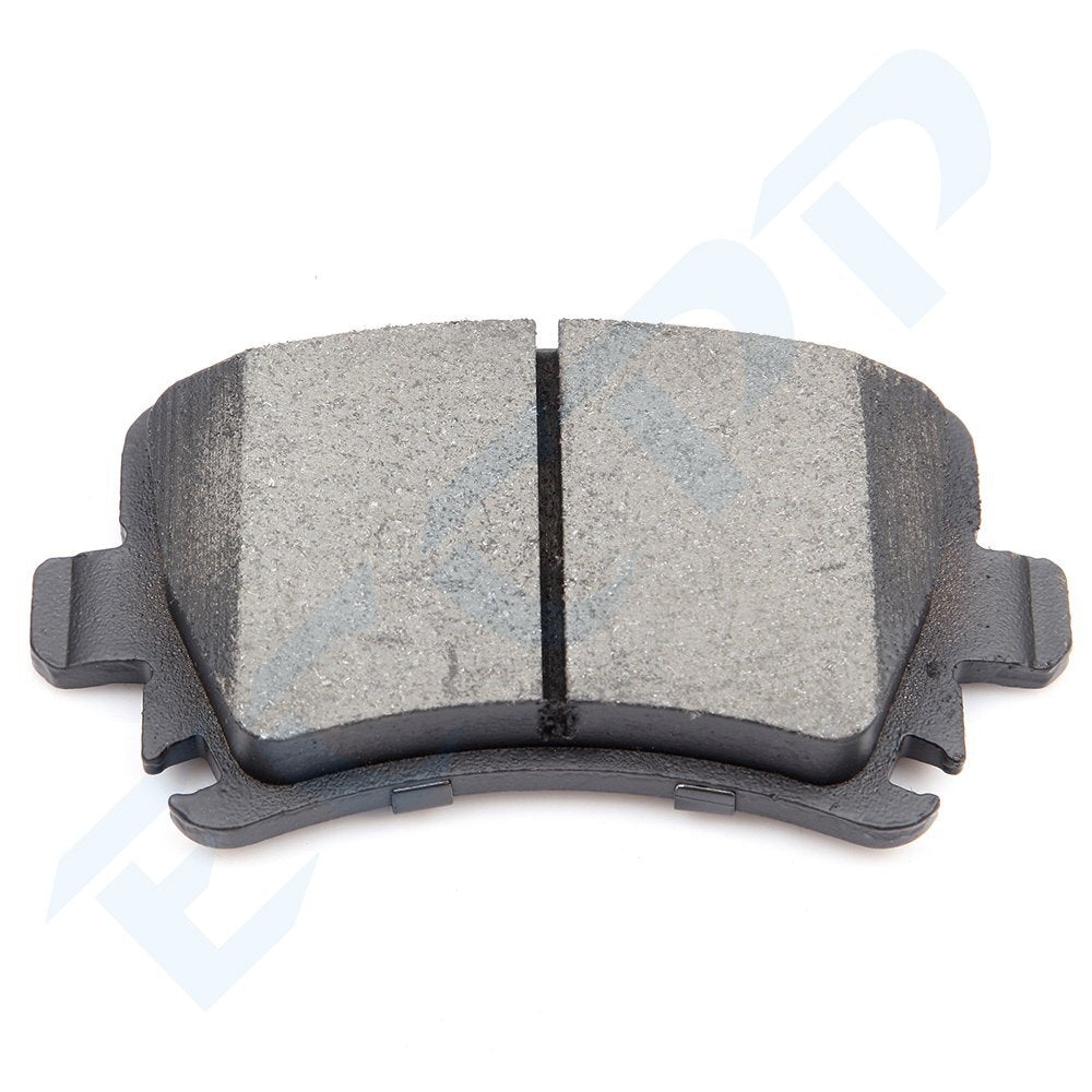 Ceramic Brake Pads And Drilled Rotors Front + Rear For 2005-10 Volkswagen Jetta 6B93BC-57