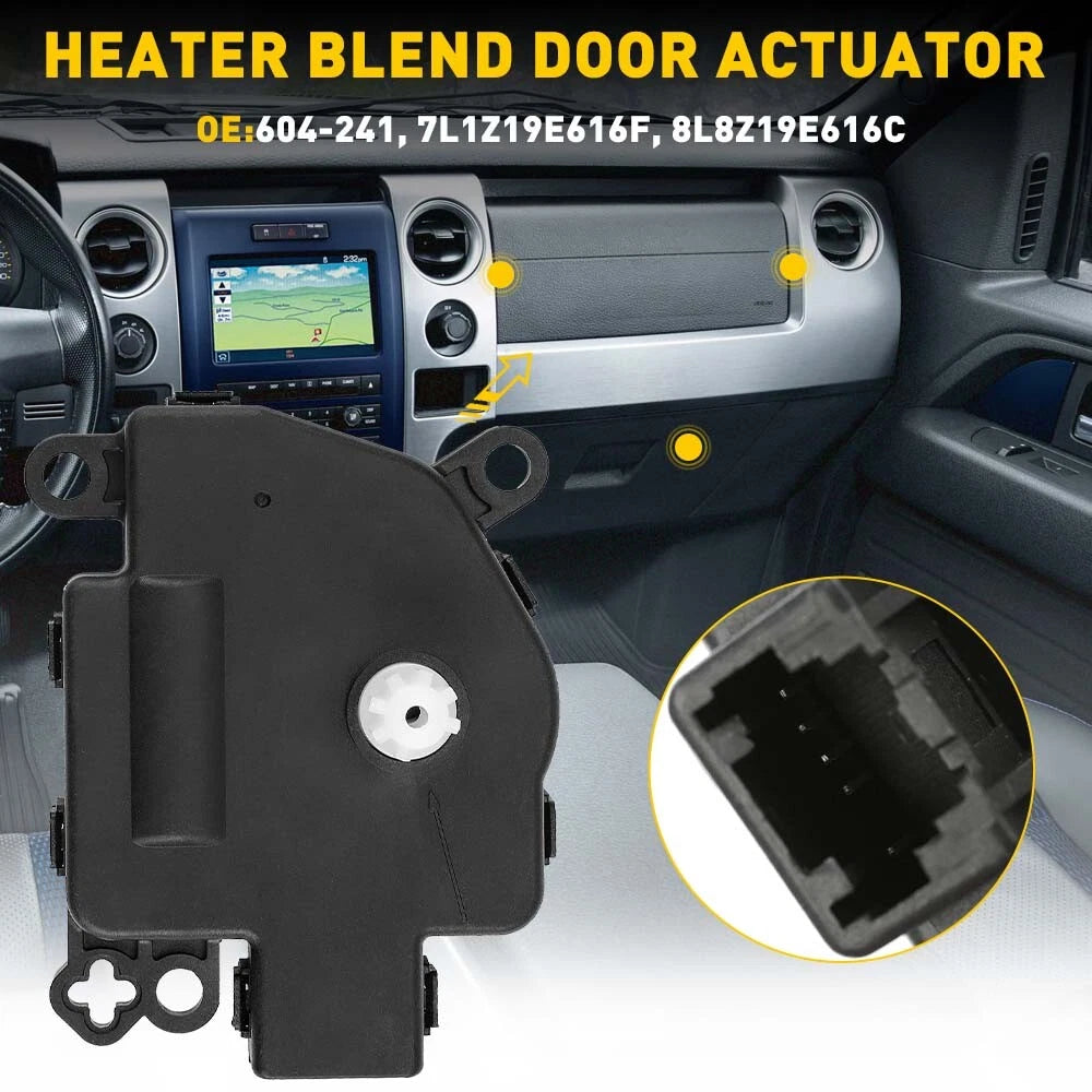 8L8Z19E616C Heater Blend Mode Door Actuator for Ford F150 Explorer Lincoln Mercu 6B93BC-57