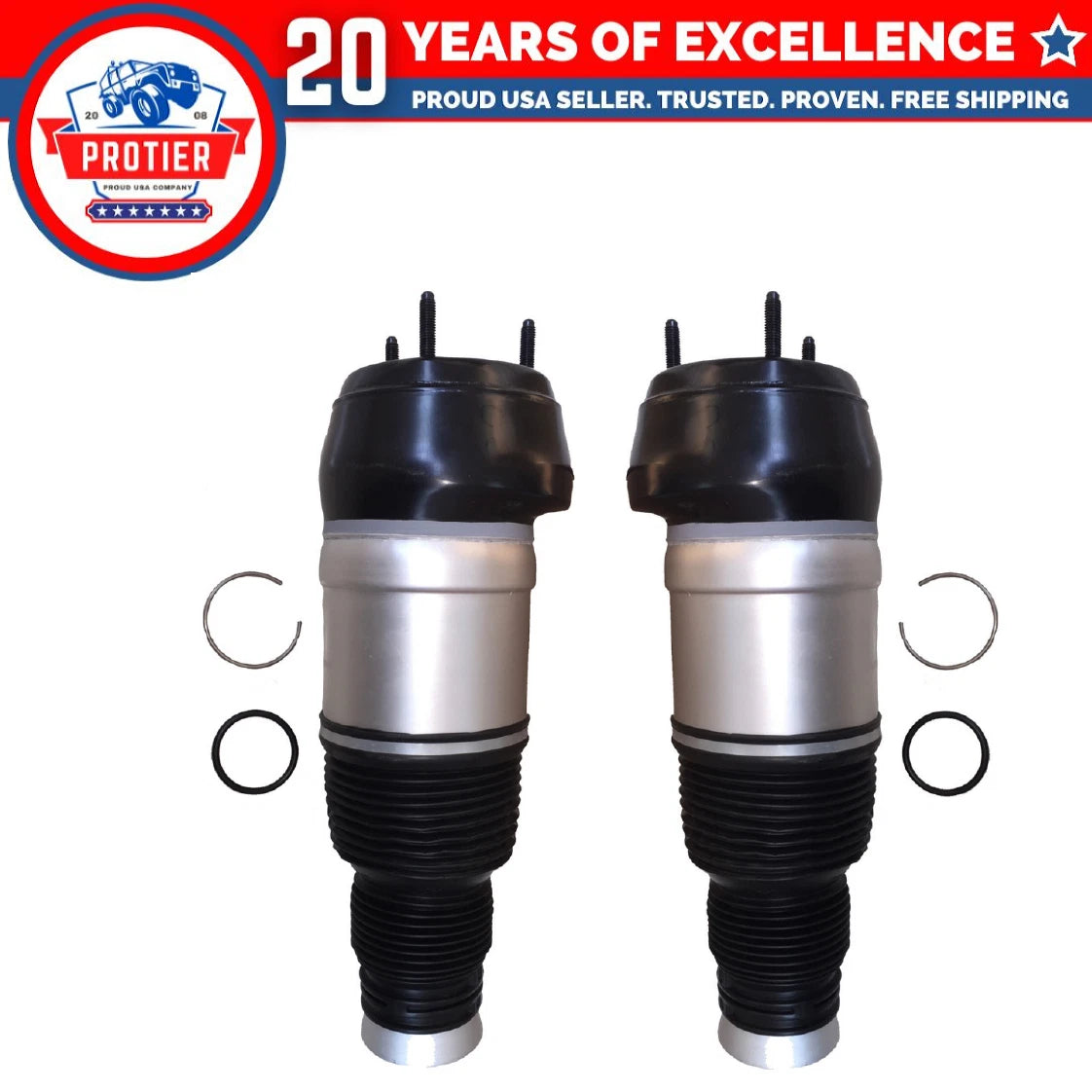 Font Air spring 2PCS Set Fit Mercedes-Benz GL350/GL450/GL550/GL63 AMG/ML63 AMG 6B93BC-57