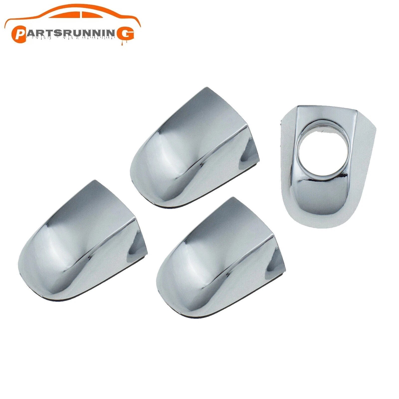 4PCS Chrome Front Rear LH RH Outside Door Handle For Kia Forte Cerato 2010-2013 6B93BC-57