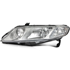 ECCPP Headlights Assembly For Honda Civic 1.8L 2.0L 2006-2011 Pair Kit Chrome 6B93BC-57