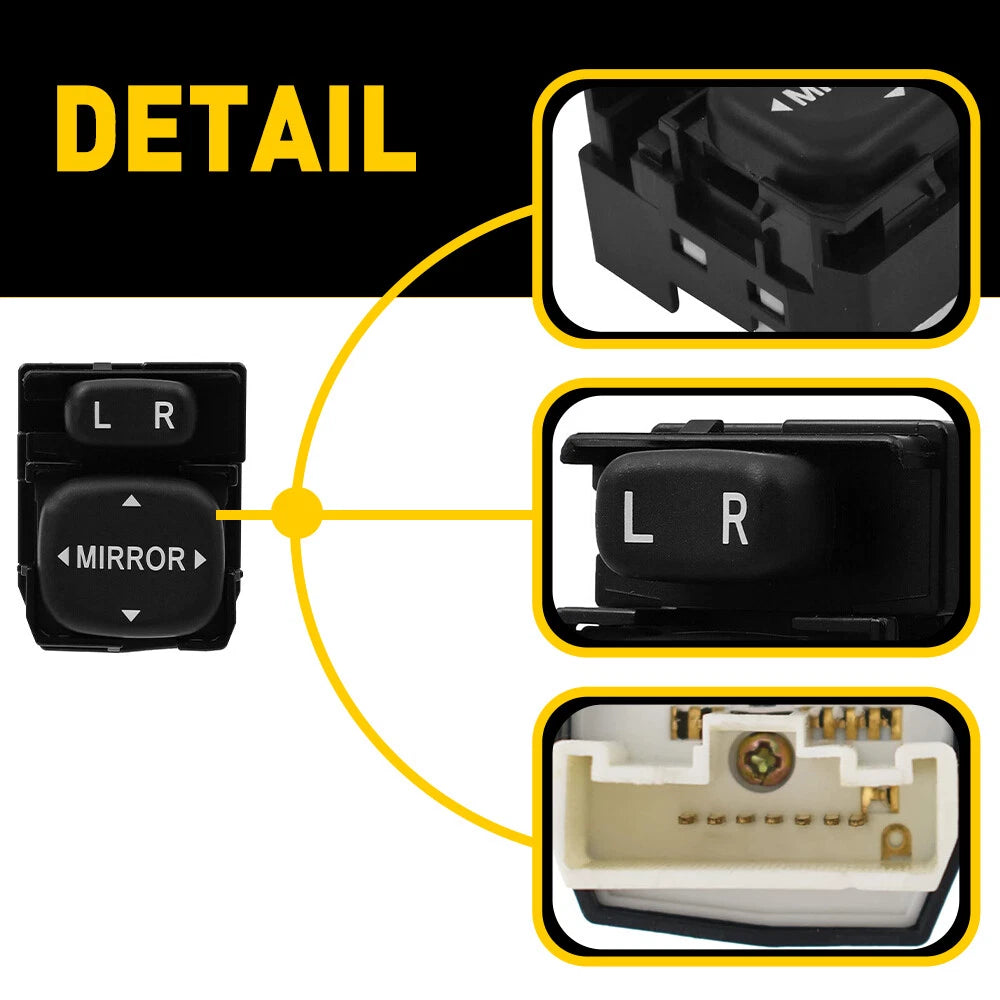 Power Control Mirror Switch for Toyota 2010-18 4Runner 09-13 Corolla 01-12 RAV4 6B93BC-57
