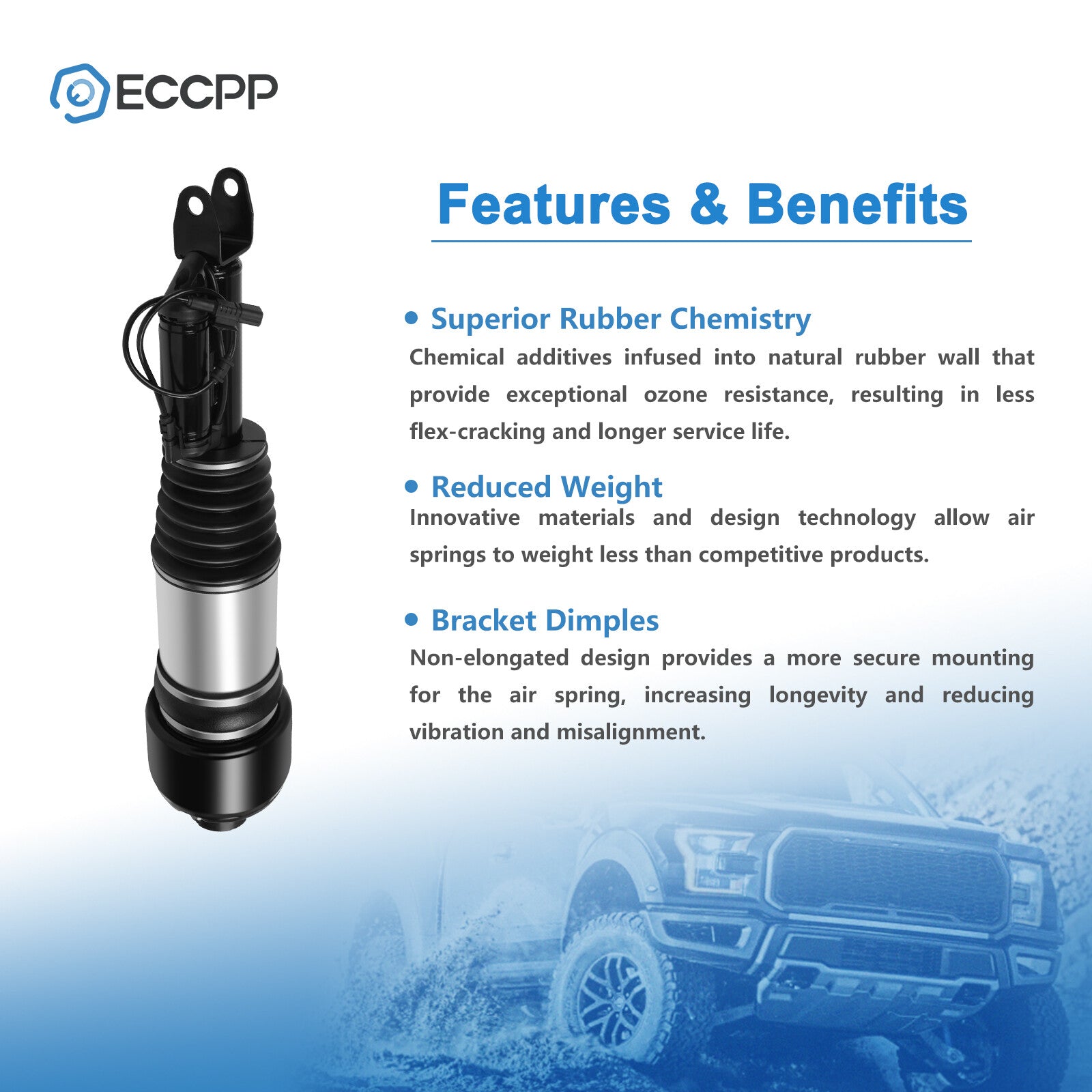 Front Left Air Suspension Strut For Mercedes W219 CLS500 CLS550 E350 E500 E550 6B93BC-57