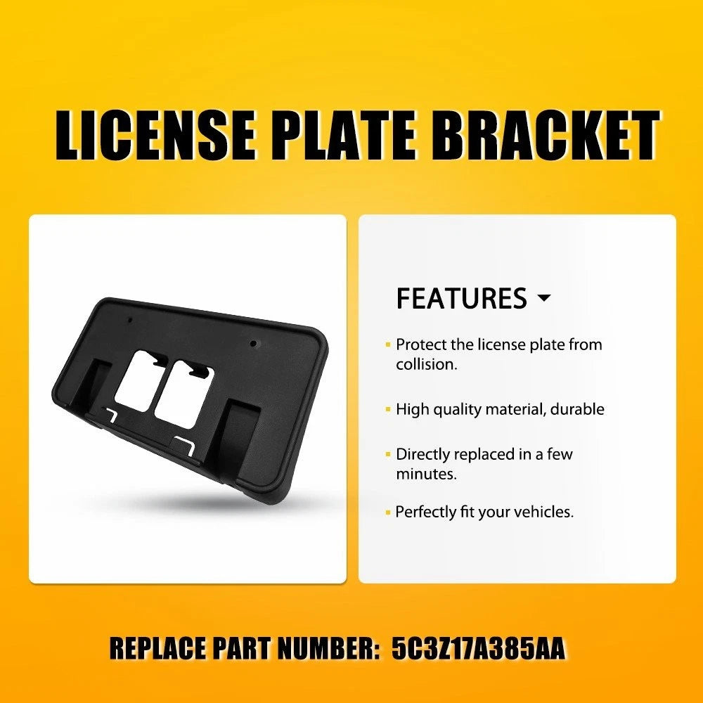 Front License Plate Bracket For 2005-2007 Ford F-250 F-350 F-450 Super Duty EOA 6B93BC-57