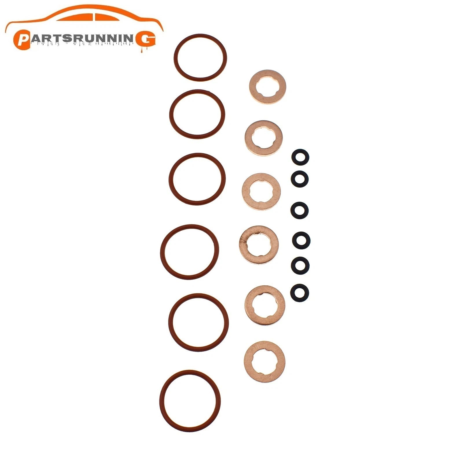 Injector Repair Gasket Kit for VW Audi 3.0 Tdi 059130519B WHT004923B WHT000884 6B93BC-57