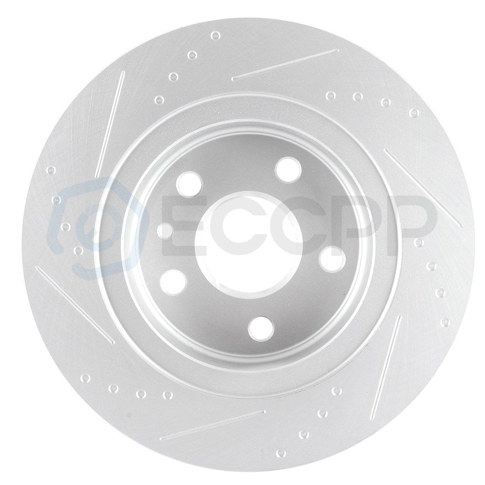 Rear Discs Brake Rotors Set For Buick Encore 2013 2014 - 2018 Slot and Solid 6B93BC-57