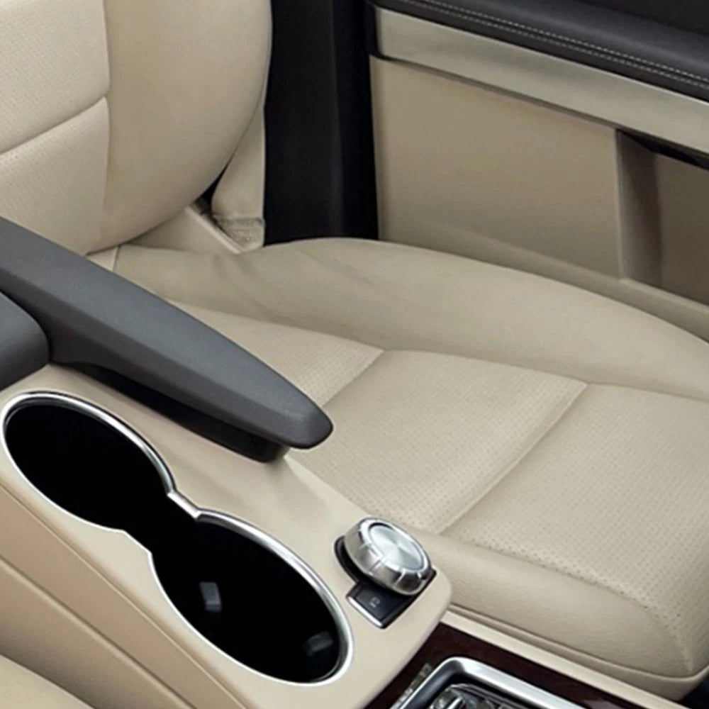 Driver Bottom Leather Seat Cover Tan For Mercedes Benz C250 C300 C350 2008-14 EA 6B93BC-57