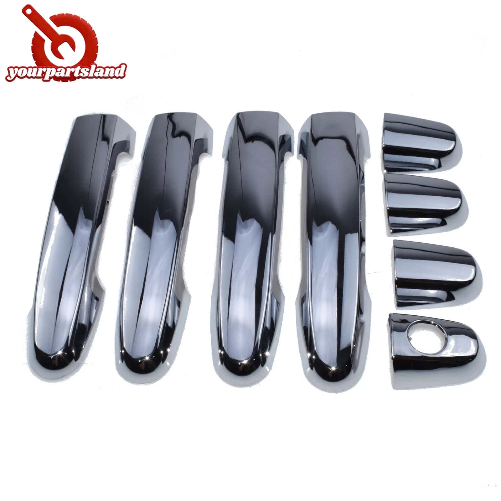 Outside Chrome Door Handle Cover Trim Kit For Toyota Corolla Camry Prius 2009-13 6B93BC-57