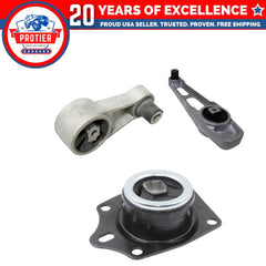 Engine Motor Mount 3PCS Fit 01-07 Chrysler PT Cruiser 2.4L Manual w/o Turbo 6B93BC-57