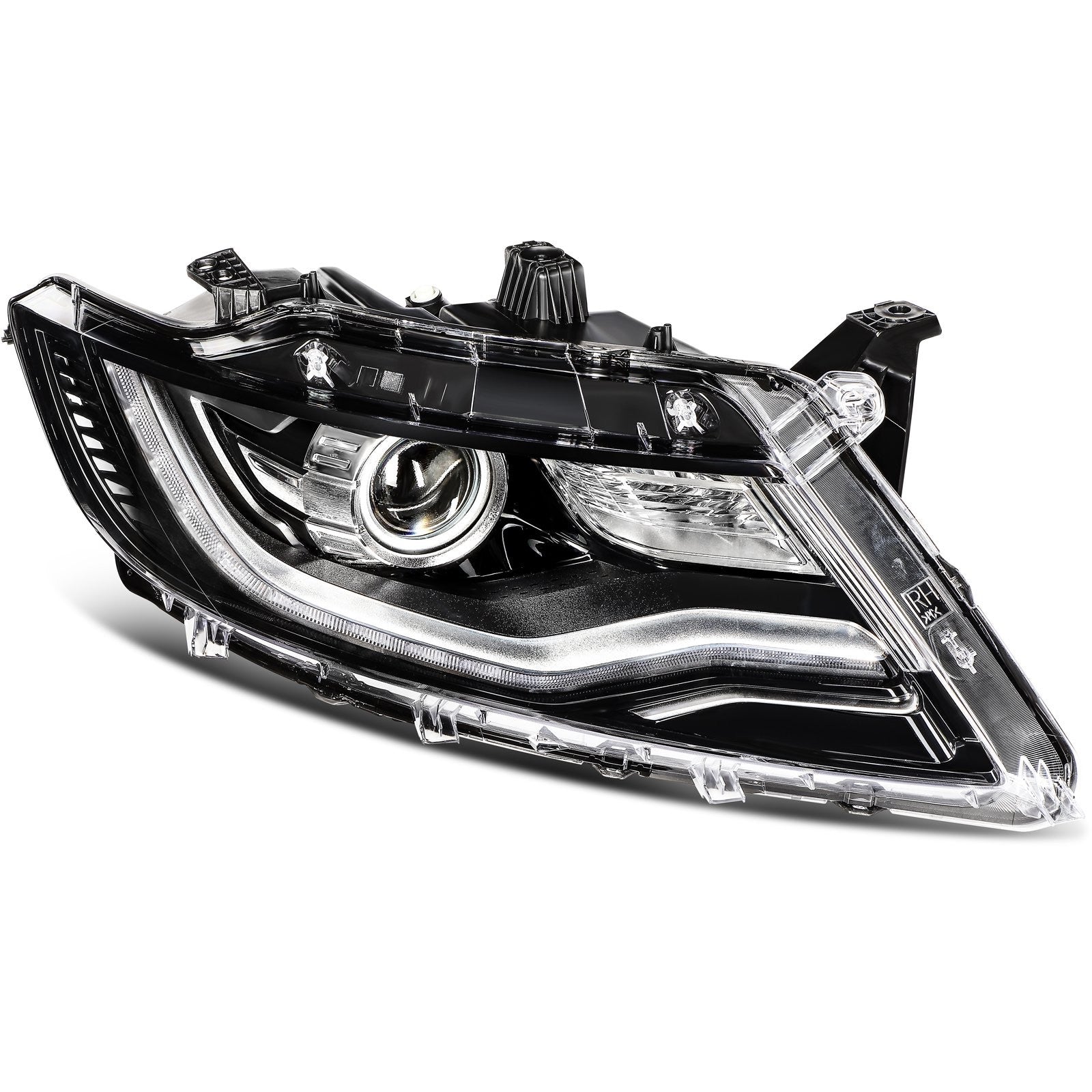 ECCPP Headlight For Lincoln MKX 2.7L 3.7L 2016-2018 Passenger Right Side Black 6B93BC-57