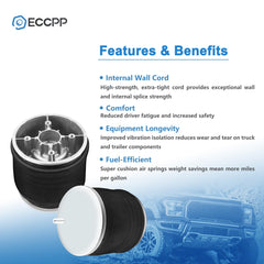 Pair Air Suspension Spring Air Bags W01-358-9270 For ContiTech Goodyear 1R13-119 6B93BC-57