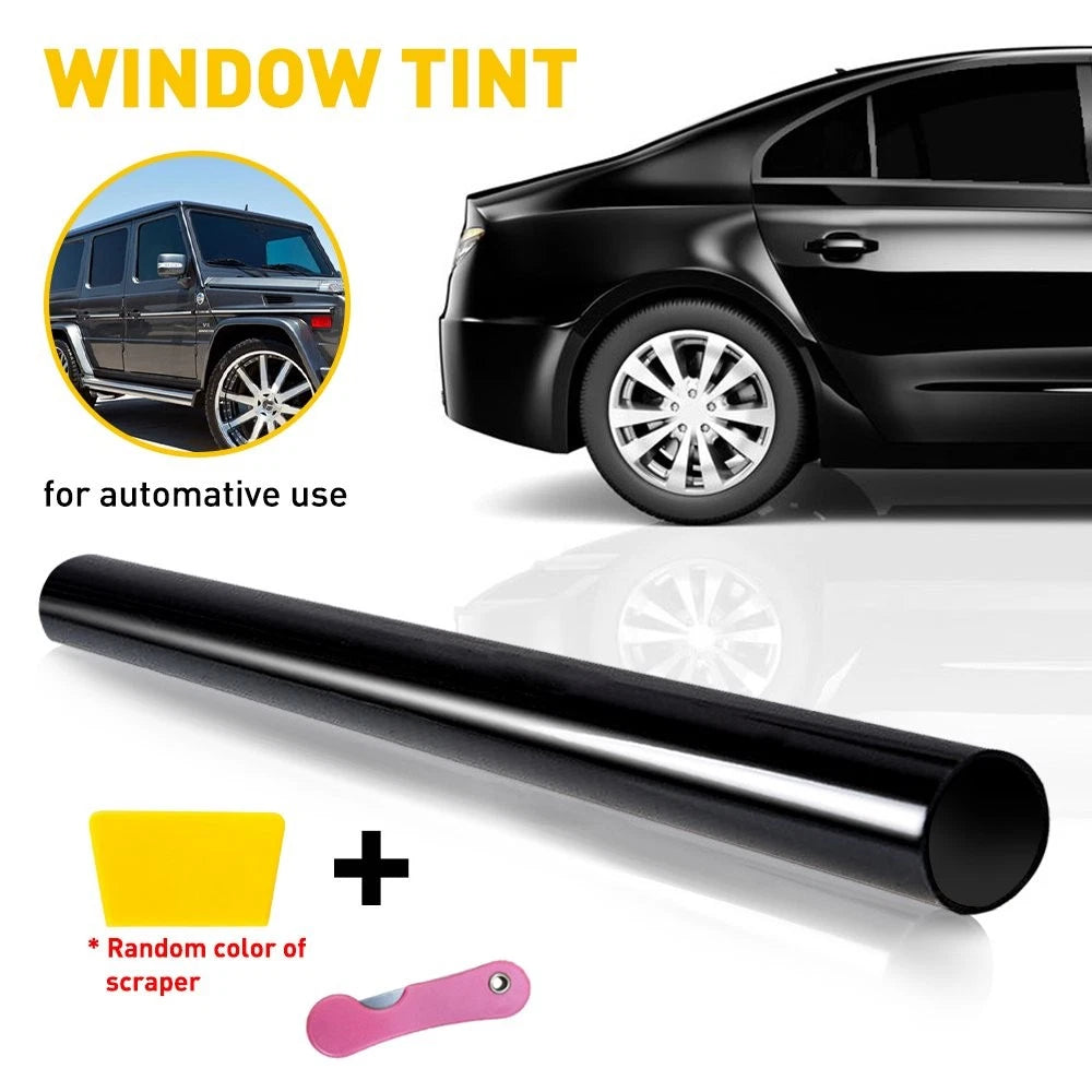 300CM VLT 5% Uncut Roll Window Tint Film 20" x 10ft Feet Car Home Office Glass 6B93BC-57
