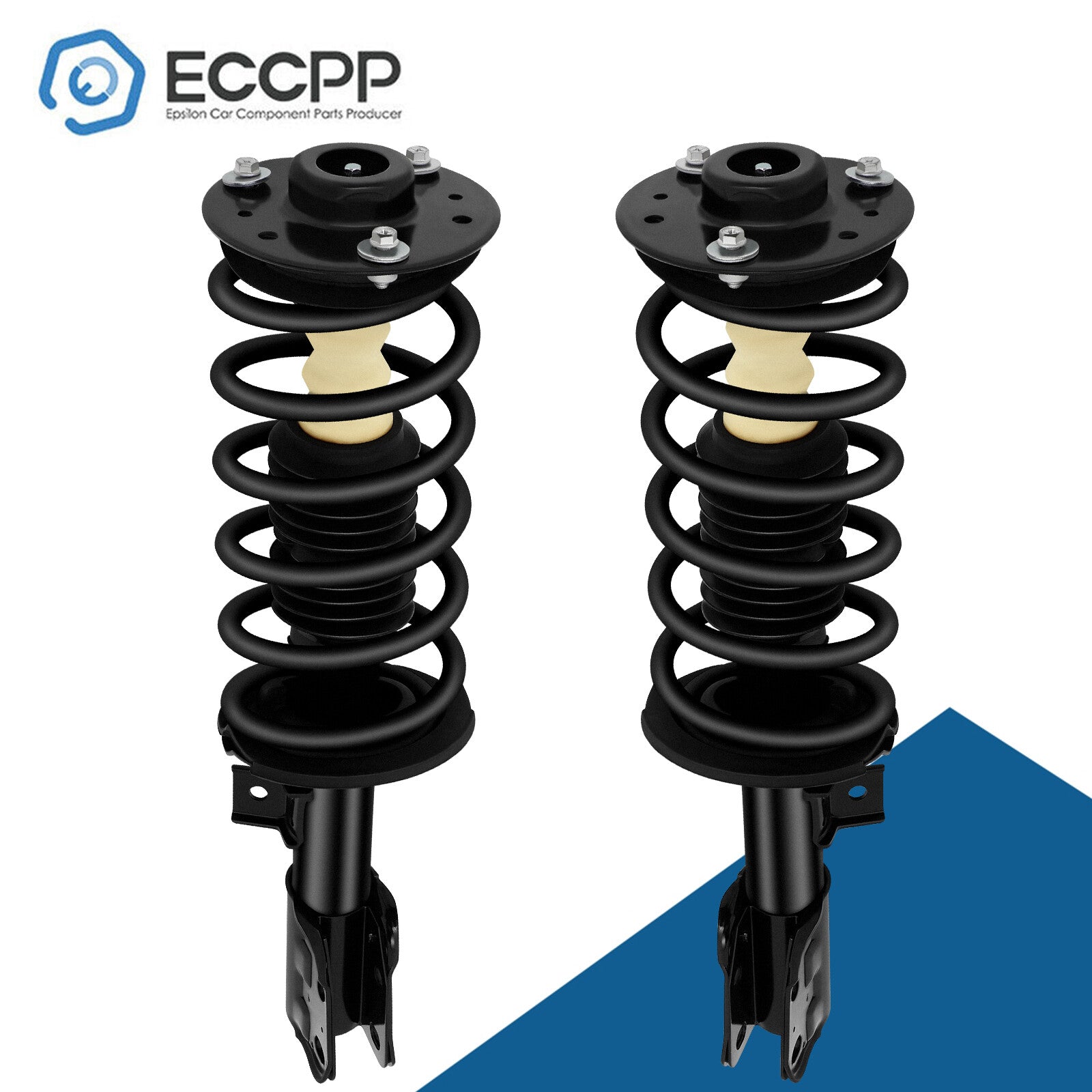2 Front Quick-Strut Complete Struts Springs Assembly For 07-10 Chevrolet Equinox 6B93BC-57