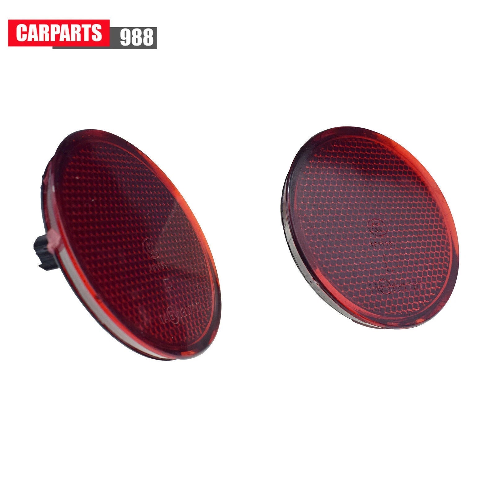 Pair LH RH Rear Bumper Reflectors Lights Lamp for Nissan Qashqai 2007 2008-2013 6B93BC-57