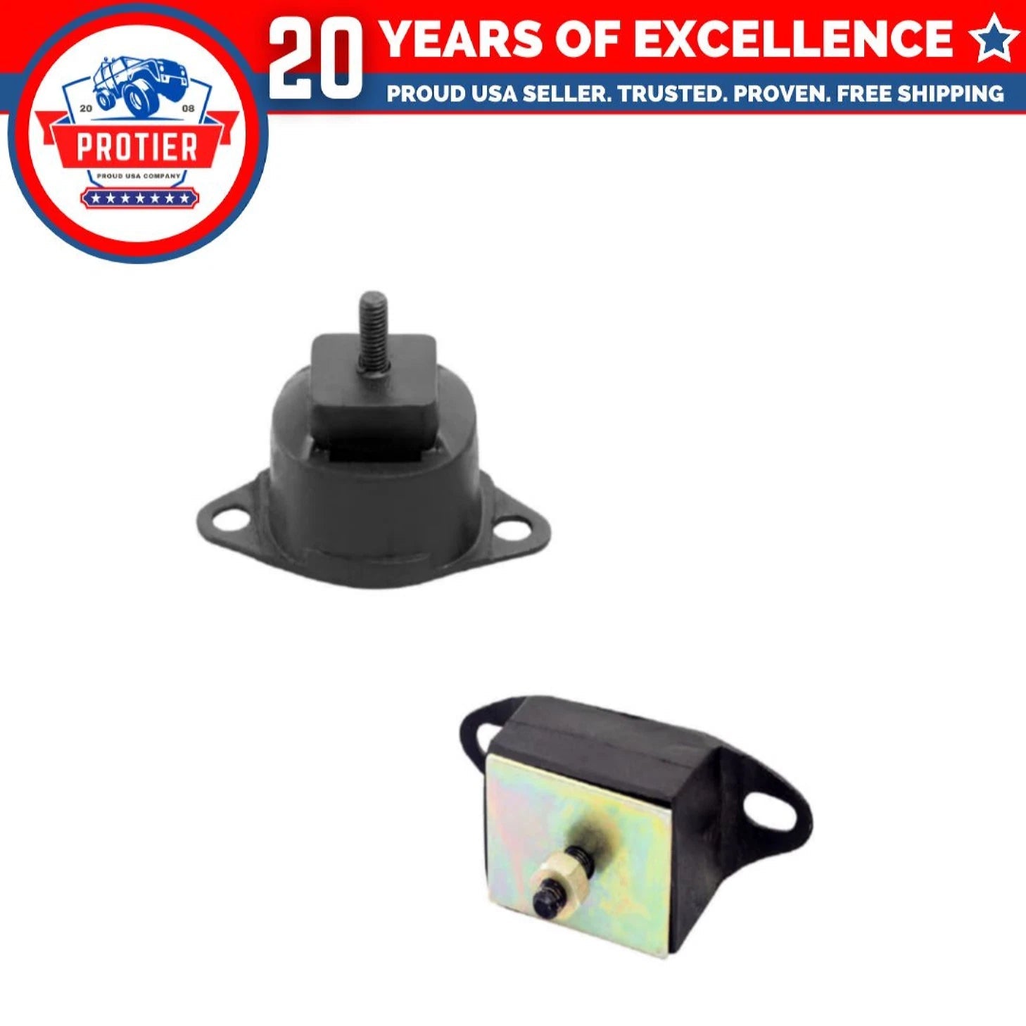 Engine & Trans Mount 2pcs for CHEVROLET VAN V6 Cyl 4.3 6B93BC-57